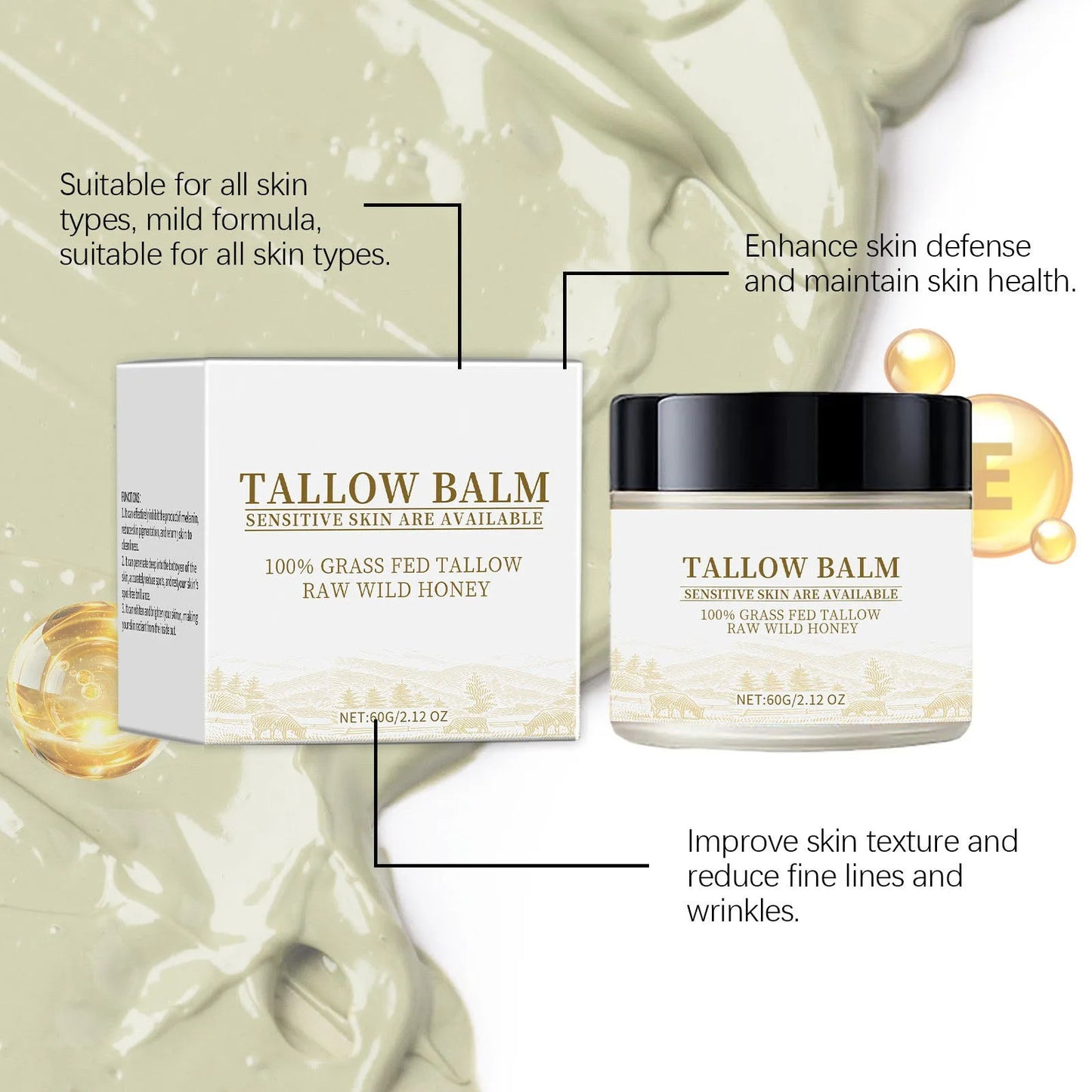 Tallow & Honey Balm